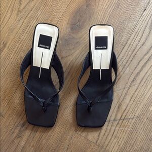 Dolce Vita Black Women's Sandals, 7